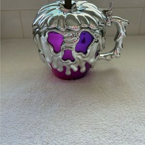 Disney Halloween Cup Disney100 Evil Hag Poison Apple Silver Metallic Purple